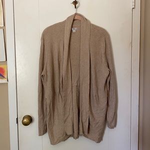 Tan mid size cardigan